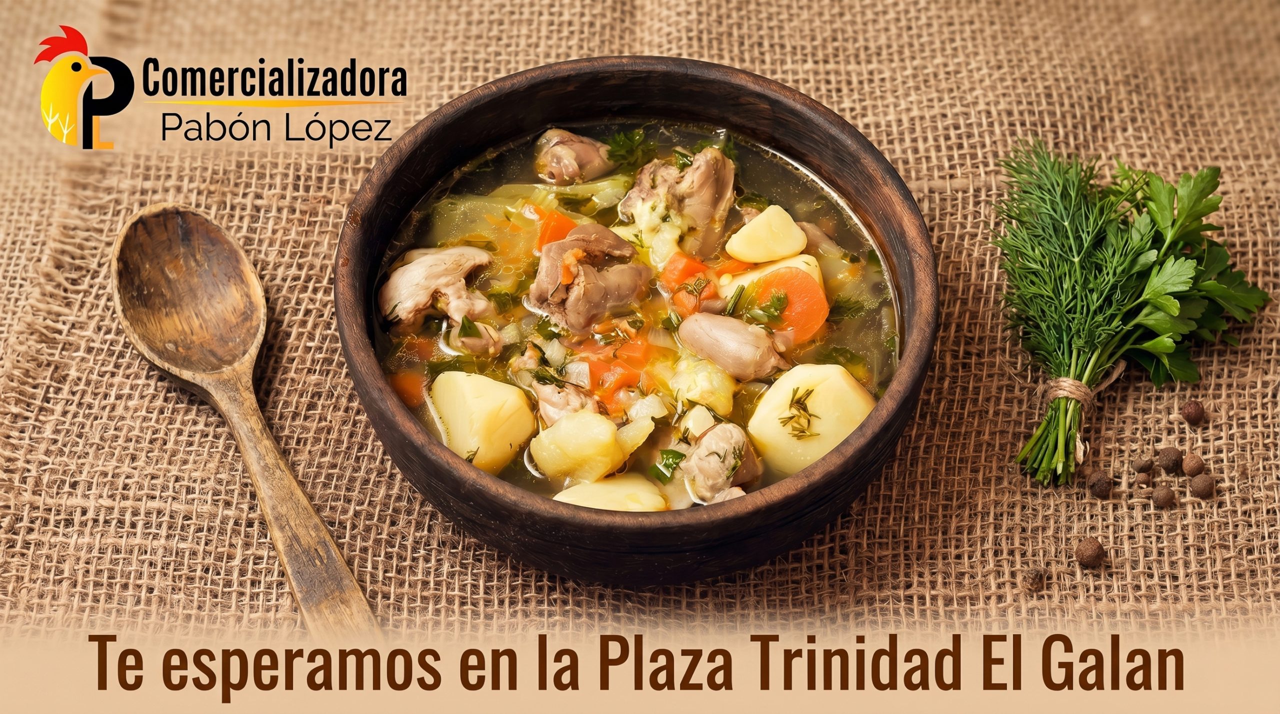 Plato servido de sopa de menudencias tradicional colombiana